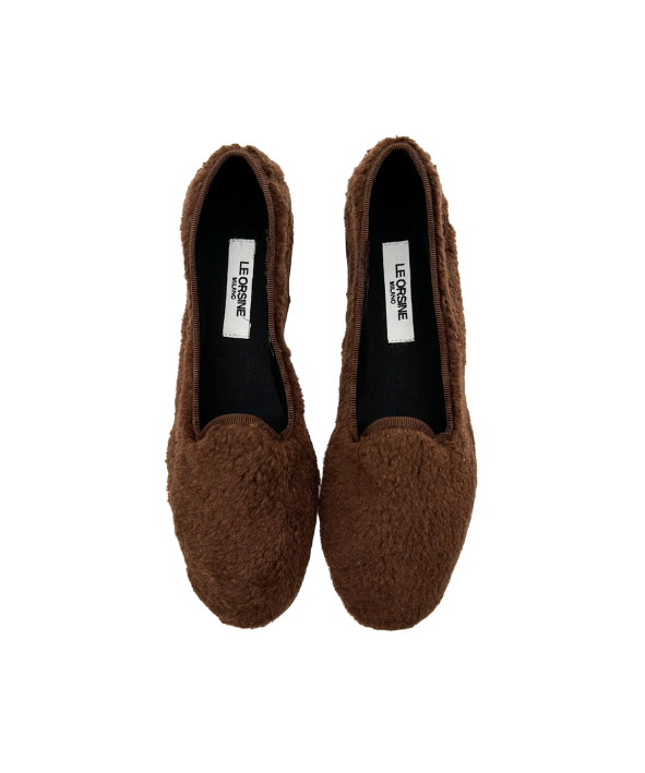 Friulana "Aspen" - Handcrafted Faux Teddy Slippers | Size IT 36