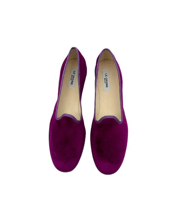 Furlanes "Lille" - en velours faits à la main