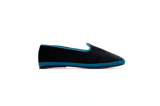 Friulana "Carbonia" - Handcrafted Velvet Slippers