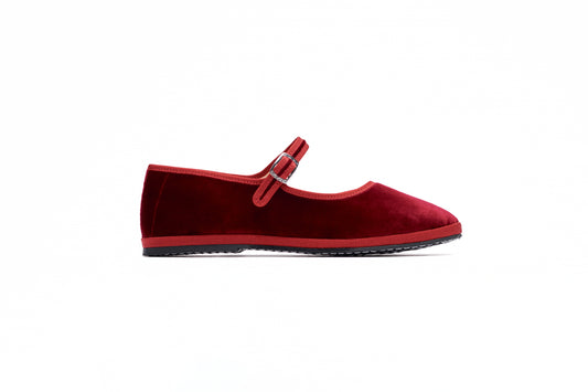Mary Jane “Canyons” – Handcrafted Velvet Friulane