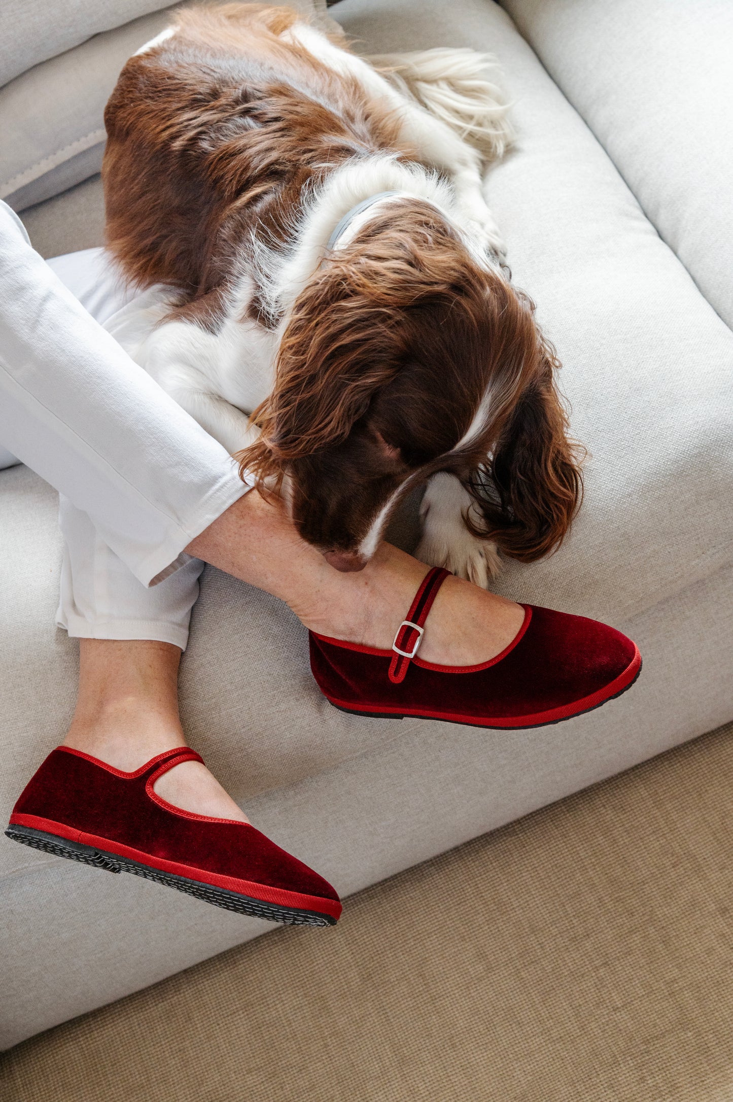 Mary Jane “Canyons” – Handcrafted Velvet Friulane