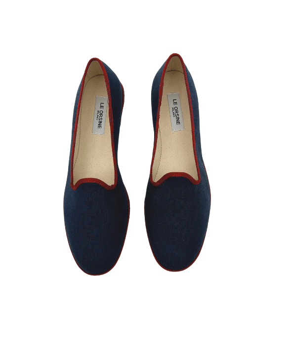 Friulana "Boston" - Handcrafted Linen Slippers | Size IT 37