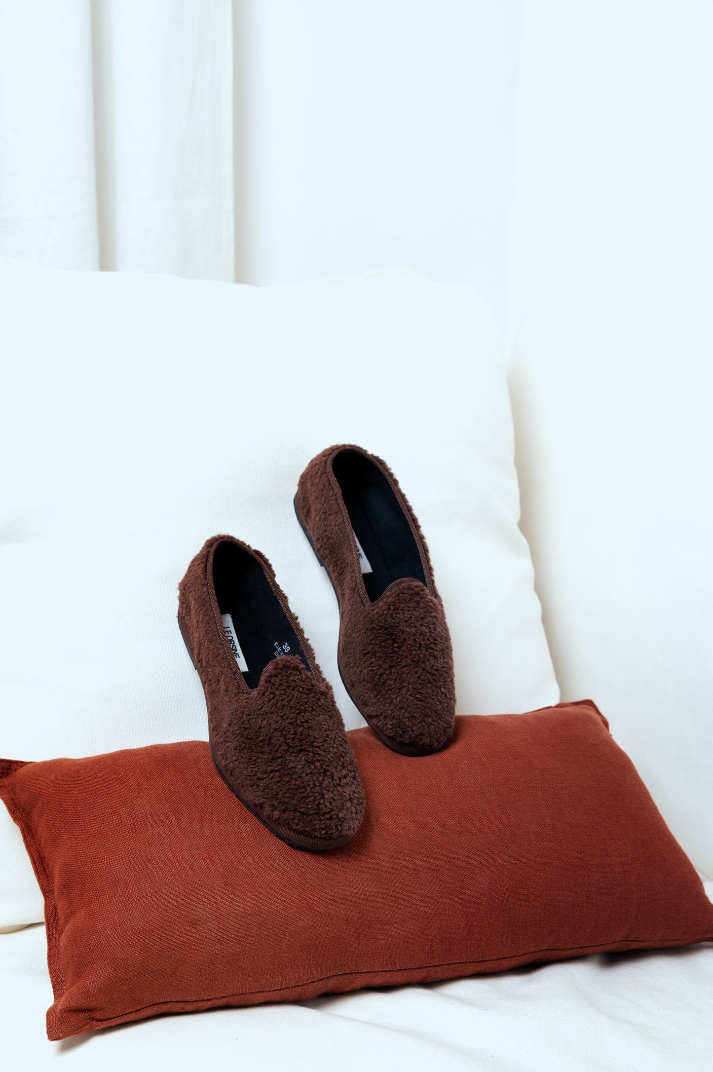 Friulana "Aspen" - Handcrafted Faux Teddy Slippers | Size IT 36