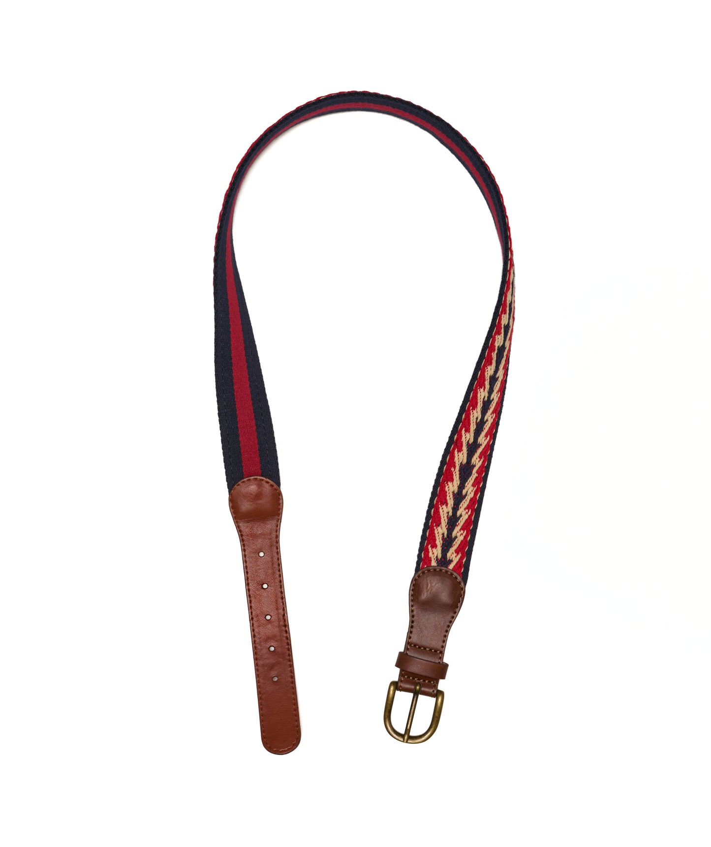 Vegan belt, embroidered, made in Italy