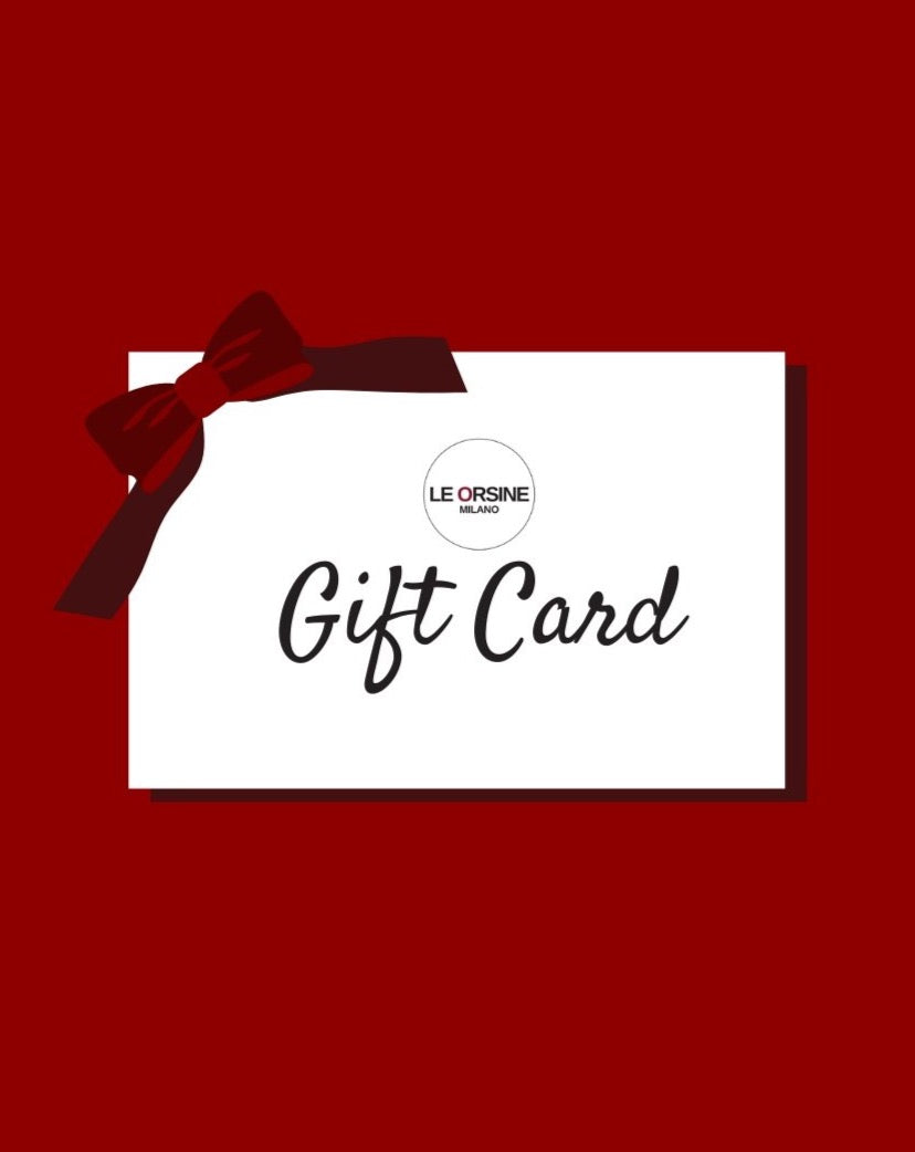 LE ORSINE GIFT CARD