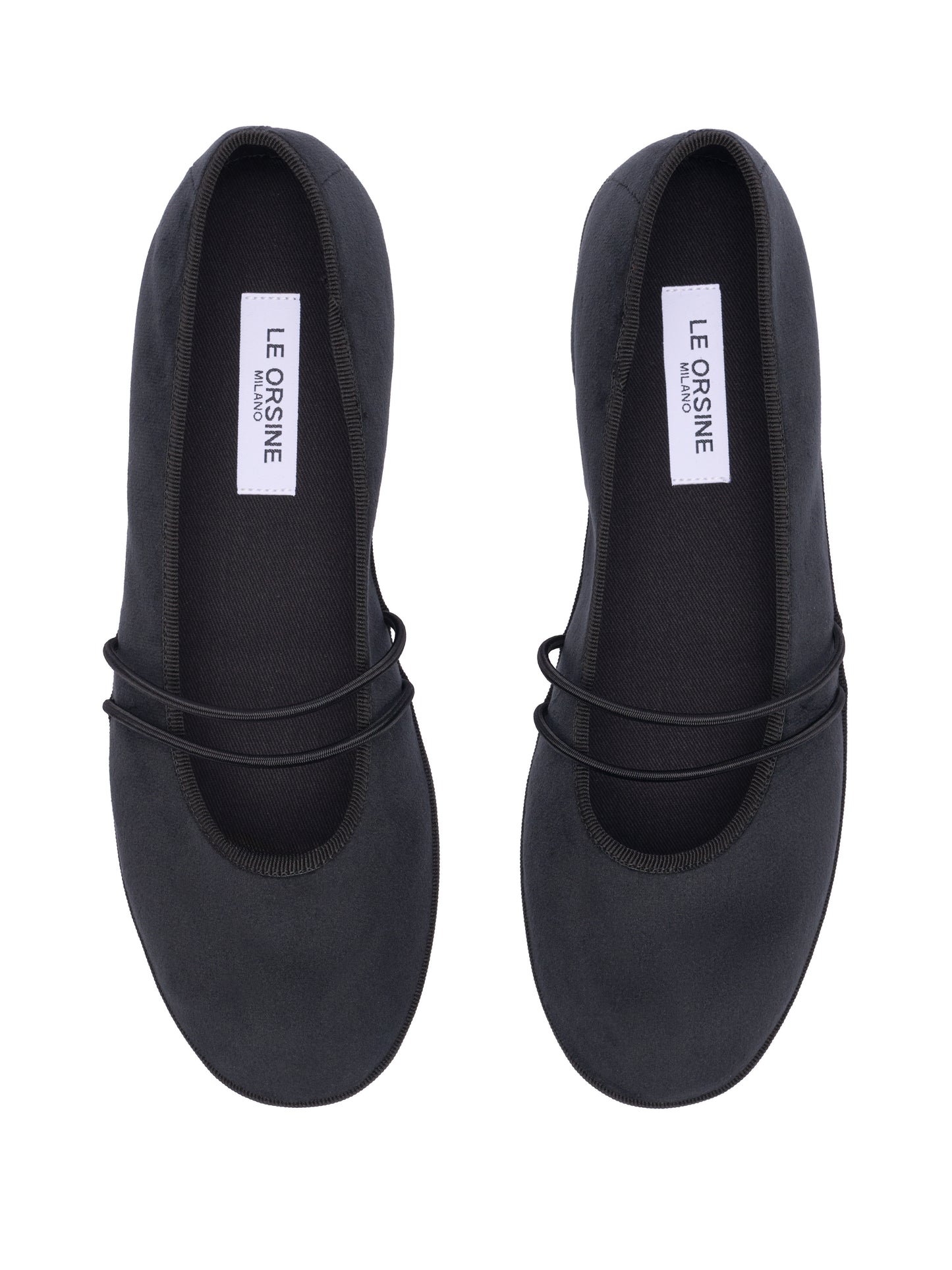 Ballerina “San Carlo” – Handcrafted Velvet Flat Shoes BLACK