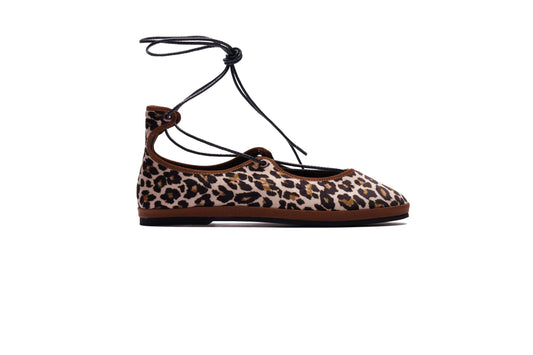 Ballerina “La Scala” – Handcrafted Velvet Lace Shoes LEO
