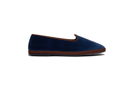 Friulana Man "Nettuno" - Handcrafted Velvet Slippers