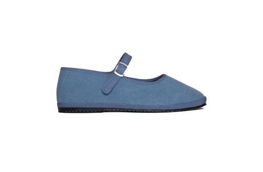 Mary Jane “Elba” – Handcrafted Canvas Friulane