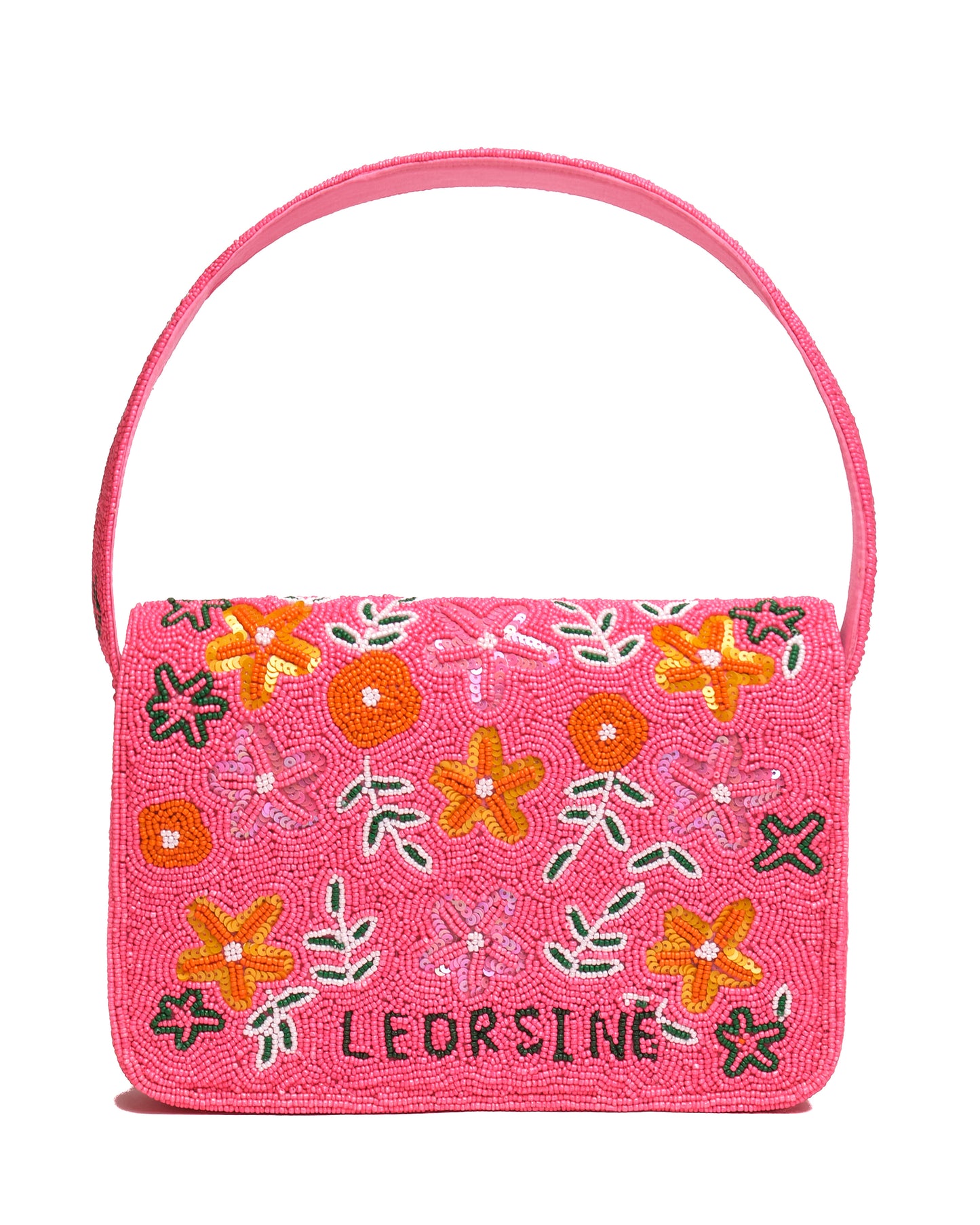 "Spring" Baguette Beaded Bag