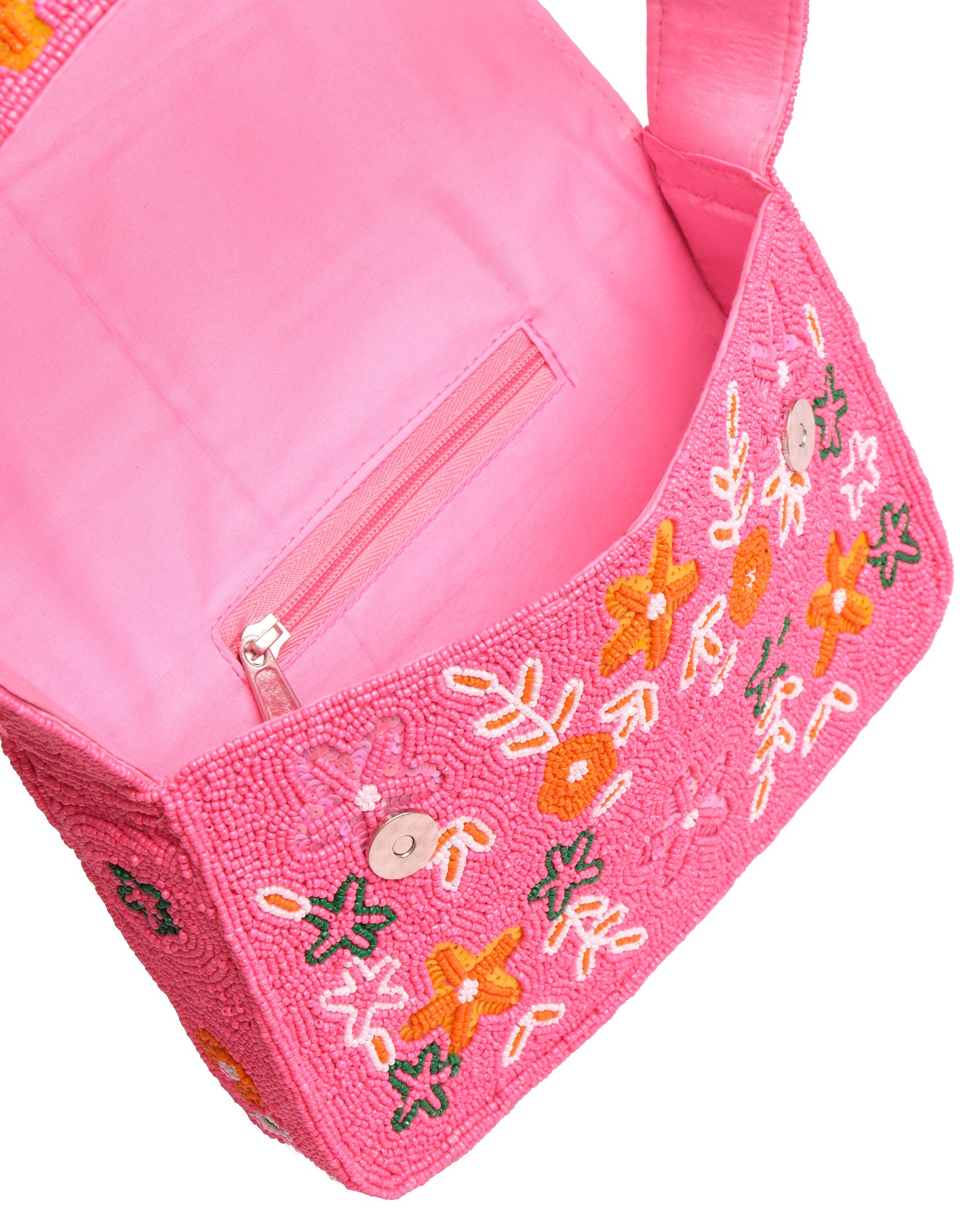 "Spring" Baguette Beaded Bag