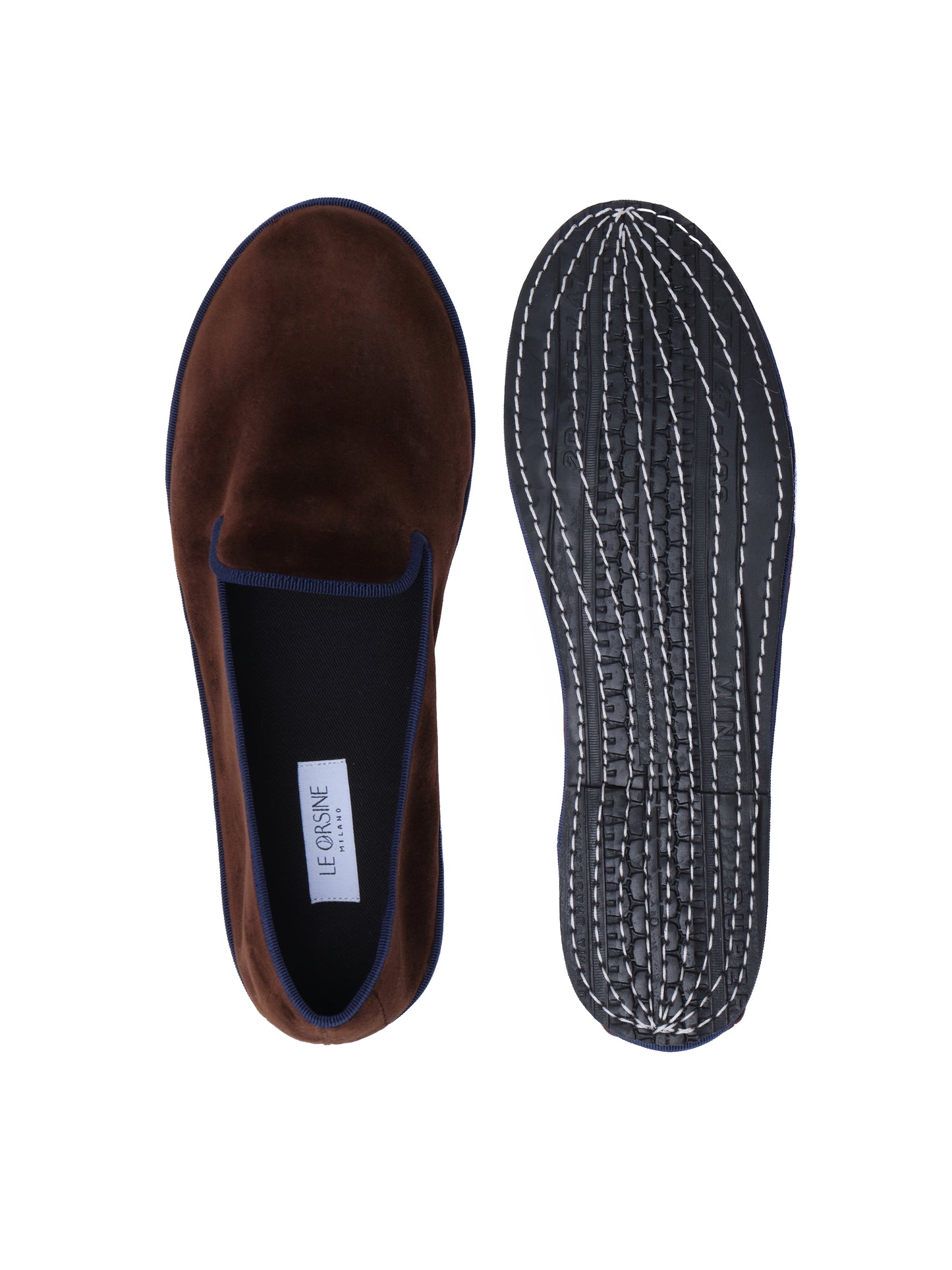 Friulana Homme "Sansicario" - Chaussons en velours faits main