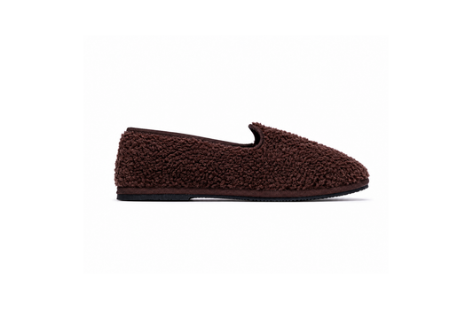 Friulana "Aspen" - Handcrafted Faux Teddy Slippers | Size IT 36
