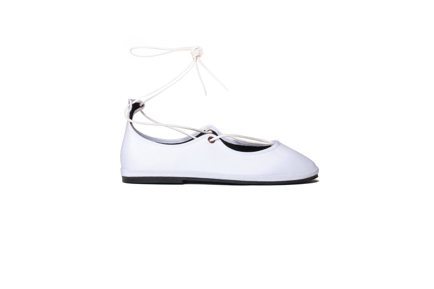 Ballerine « La Scala » – Chaussures en satin et dentelle faites à la main POUR MARIAGE