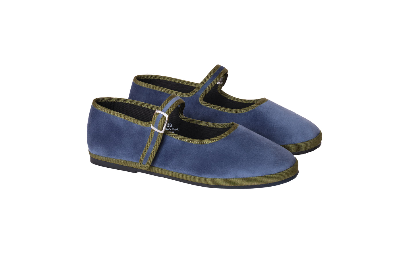 Mary Jane “Monticello” – Handcrafted Velvet Friulane