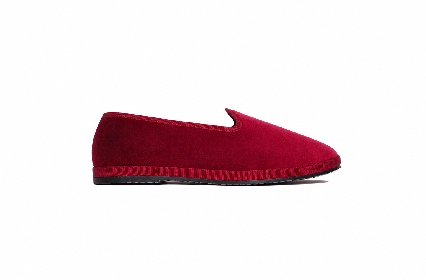 Friulane "Cherry" - Scarpe Artigianali in Velluto